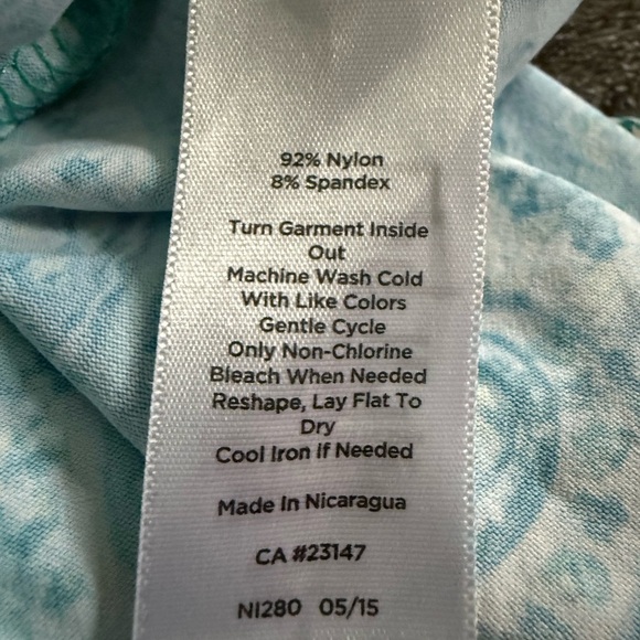 Talbots Green Paisley Shirt - Picture 5 of 5